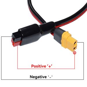 Maßgefertigtes Amass XT60 XT60H Buchsen-zu-Stecker-Kabel (30A) für Tragbare Powerstationen und Energiespeicher-Solarsysteme - Product Image 2