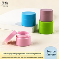 Pot en plastique vide 5g en gros pour échantillons cosmétiques de voyage, idéal pour le gel de construction d'ongles, le gel UV et l'emballage de vernis à ongles