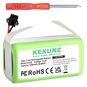 Batería de repuesto de 3200mAh para Eufy RoboVac 11S 11 12 15C 15T 30 35C Ecovacs Deebot N79 N79S DN622 <span class=keywords><strong>Goovi</strong></span> F007C Amarey A800 A900 - Product Image 1