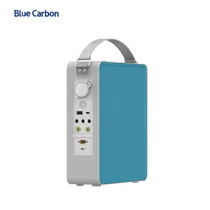 Sistema di generazione di energia solare portatile in carbonio blu Lifepo4 500WH 1KWh batteria al litio multifunzionale per uso domestico