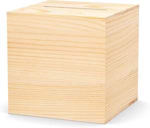 Tirelire en <span class=keywords><strong>bois</strong></span> poli avec objectif d'épargne tirelire pour adultes et enfants tirelire avec comptoir cadeau - Product Image 1