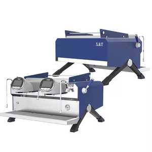 Máquina de Espresso Comercial Profesional Portátil de Dos Grupos, Semiautomática, Eléctrica, Programable, con Carcasa de Acero Inoxidable, 9 Bares - Product Image 3