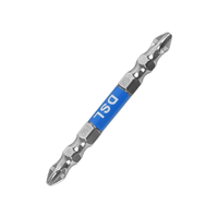 Embouts de tournevis magnétiques en acier S2 HRC60 poli 65 mm PH2 antidérapants Phillips industriels DIY OEM pour perceuse électrique