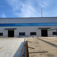 Bâtiment préfabriqué en acier OEM pour ferme, garage, hangar, entrepôt, atelier avec design moderne, garantie de 3 ans