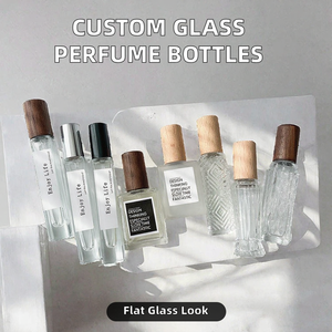 Flacon de parfum vide rechargeable personnalisé 5/10/15/20/50/100ml en verre carré/rond avec estampage à chaud, emballage pour flacons de parfum à l'huile de cristal - Product Image 2