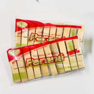 Pinces à linge multifonctionnelles en bambou, lot de 10, articles ménagers, provenant des magasins Yiwu à un et deux yuans. - Product Image 5