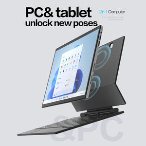 Ordinateur portable 2 en 1 Crelander <span class=keywords><strong>14</strong></span> <span class=keywords><strong>pouces</strong></span>, Intel N95, écran tactile, 16 Go, ordinateur portable fin et portable, tablette <span class=keywords><strong>PC</strong></span>, support pour ordinateur portable, ordinateur portable pour joueurs - Product Image 6