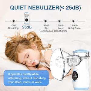 <span class=keywords><strong>Nebulizer</strong></span> Portabel Terbaru, Genggam, Kabut Dapat Diatur, Isi Ulang, Elektrik, Digital, Medis, dengan Antarmuka LED - Product Image 3
