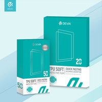 Lámina de Hidrogel Protectora Transparente Devia 2023 de Importación Personalizada al por Mayor para Teléfonos Modelo Ultra, Nuevos Accesorios para Celulares, 50 Piezas/Caja