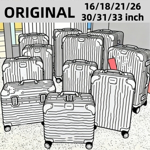 Maleta de Viaje de Lujo, Estilo RIMOWA, Híbrida Clásica Original, de Aleación de Aluminio y PC, 16/18/21/26/30/31/33 Pulgadas - Product Image 1