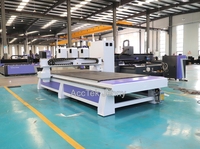 Prix d'usine ACCTEK CNC ROUTER 1325 pour le travail du bois, trois têtes pneumatiques, 4*8 5*10 pieds, routeur CNC pour portes en bois et meubles