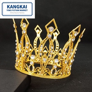 <span class=keywords><strong>มงกุฎ</strong></span>เจ้าสาวสไตล์วินเทจแบบใหม่ <span class=keywords><strong>มงกุฎ</strong></span>รูปทรงเก้าเหลี่ยมประดับดอกไม้สำหรับวันหยุด วันเกิด หรือเค้ก รุ่น H079 - Product Image 1