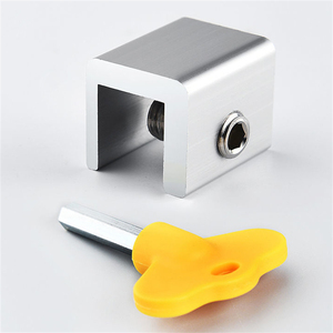 Cửa sổ trượt ổ khóa có thể điều chỉnh an ninh cửa sổ Khóa cửa sổ stoppers nhôm với Key - Product Image 3