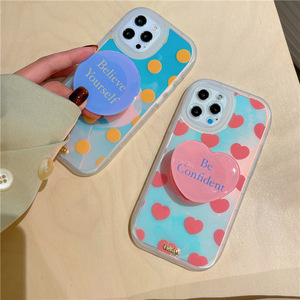 <span class=keywords><strong>Coque</strong></span> magnétique en TPU avec porte-anneau pour <span class=keywords><strong>iPhone</strong></span> <span class=keywords><strong>13</strong></span>, étui de voiture mince avec des points en cœur et à la mode - Product Image 4