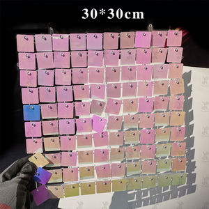 <span class=keywords><strong>Promise</strong></span> uno splendido sfondo da parete luccicante con paillettes a specchio dorato iridescente - Product Image 4