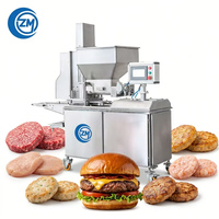 Machine automatique à former des galettes de viande Patty 240, 220V/380V/240V/110V, pompe moteur en acier inoxydable, 70-180kg/h, pour la fabrication de burgers et de nuggets