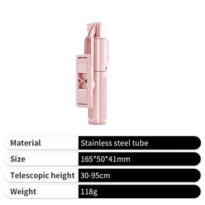 Mini 360 Rotation Selfie Stick Foldable Mini Metal Rotatable Selfie Stick Tripod Stand with Light - Product Image 4