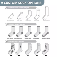 Chaussettes de sport personnalisées améliorant la prise en main, adaptées au football et à la course. Technique de broderie jacquard de haute qualité.