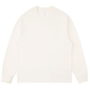 เสื้อยืดแขนยาวผ้าฝ้าย100% ฤดูใบไม้ร่วงพิมพ์ลายปักตามสั่ง - Product Image 3