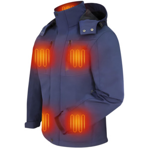 Giacca Riscaldata Lavabile per Uomo Direttamente dalla Fabbrica, Giacca Elettrica alla Moda e Imbottita per Viaggi, Pesca e Sci - Product Image 1