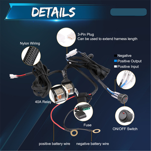 Ô Tô Điện Dây Nịt Dây Điện Dây Nịt Lắp Ráp RV LED Khai Thác ATV Phụ Tùng Phụ Kiện - Product Image 2