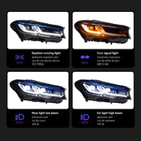 Conjunto de Faros Delanteros LED XUNBAI para Serie 5 G30 2018-2020, Luces Diurnas Secuenciales, Señal de Giro, Canbus, Plug and Play, 12V 25W, Automático
