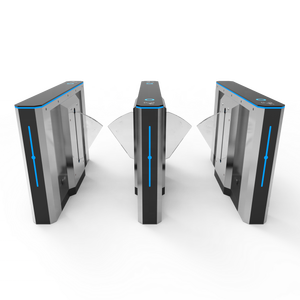 Tự động cho người đi bộ kiểm soát truy cập hệ thống eo cao 304 thép không gỉ Flap <span class=keywords><strong>Barrier</strong></span> <span class=keywords><strong>Gate</strong></span> với RFID thẻ đầu đọc dấu vân tay - Product Image 1