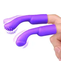 אצבע שרוול g-spot אנאלי עיסוי דגדגן גירוי למבוגרים אבזרי מין לנשים ערמונית לעיסוי אוננות קונדום