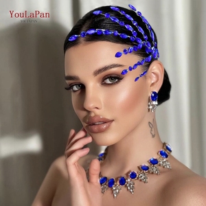 YouLaPan HP902 Elegante Fascia <span class=keywords><strong>per</strong></span> Capelli con Strass, Accessorio <span class=keywords><strong>per</strong></span> Sposa, Copricapo Elegante <span class=keywords><strong>per</strong></span> Matrimonio, <span class=keywords><strong>Accessori</strong></span> <span class=keywords><strong>per</strong></span> Capelli Fatti a Mano <span class=keywords><strong>per</strong></span> <span class=keywords><strong>Damigelle</strong></span> - Product Image 4