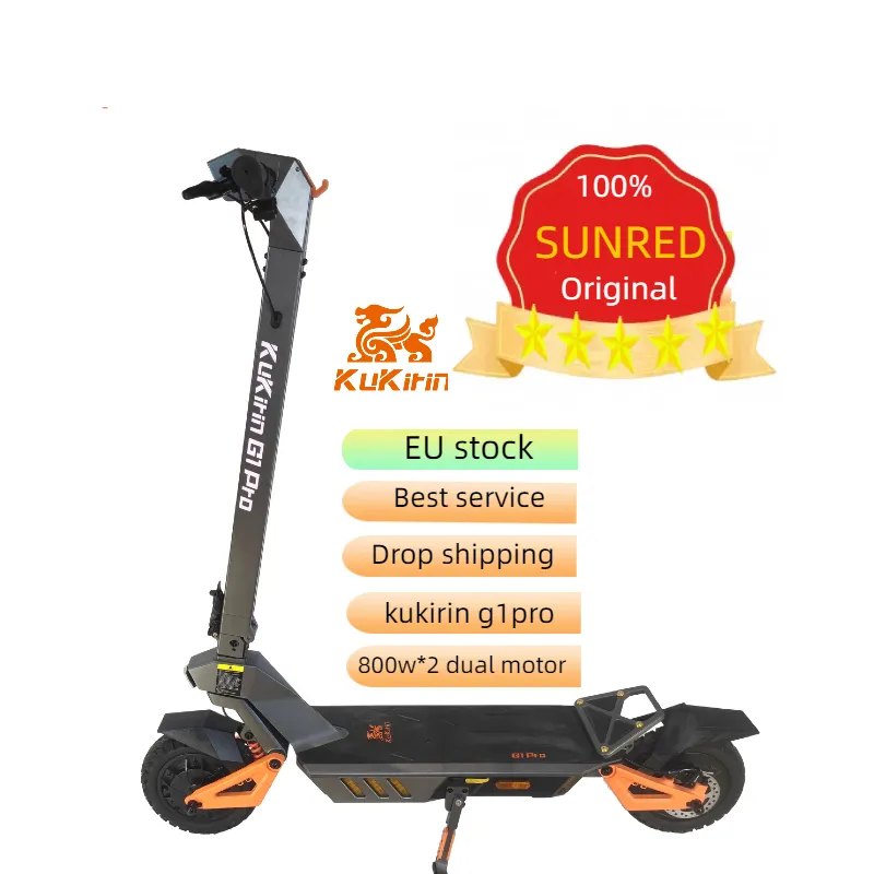 Scooter elettrico drop shipping 20.8ah batteria kukirin g1 pro scooter elettrico prezzo cina