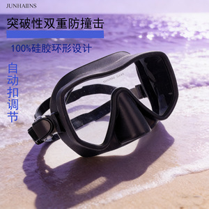Diving Mask Single Lens Anti Fog Scratch Resistant For Adults Purple Color M1349 - Product Image 4
