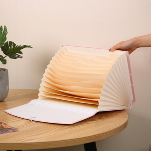 Thiết kế mới A4 kích thước các tông tài liệu tổ chức mở rộng thư mục tập tin biểu tượng tùy chỉnh hiệu quả nộp hồ sơ văn phòng phẩm bán buôn nhà máy - Product Image 2