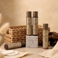 Ensemble de flacons pompe rechargeables grande capacité pour shampoing, gel douche, après-shampoing et lait corporel pour service hôtelier