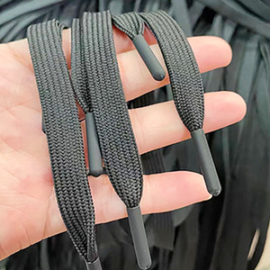 10Mm Zachte Platte Gevlochten <span class=keywords><strong>Polyester</strong></span> Dacron Koord Gekleurd Trekkoord Voor Broek Hoodie Schoenen Met Gedraaide Metalen En Plastic Afwerking - Product Image 5