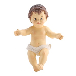 5 tamaños bebé Jesús estatua resina Jesús bebé escultura decoración religiosa Jesús bebé estatuilla regalo de Navidad - Product Image 6