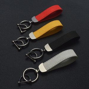 Leather Car Keychain for Car Brands Handmade Premium Metal <b>Key</b> <b>Ring</b> Accessories With Logo Present for Man and Woman - Product Image 1
