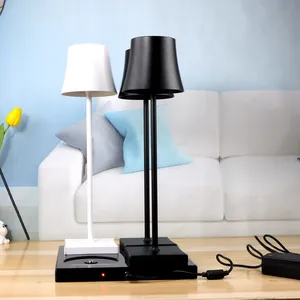 Portable Nordic Modern Restaurant Dining Room Ktv Rechargeable Table Lamp Charging Base For Multi Lamp