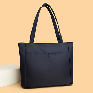 Women's Casual Designer <b>Tote</b> Bag New Trendy Large Capacity Handbag <b>Zip</b> Drawstring Single Handle Nylon Multi-Pocket Portable - Product Image 4