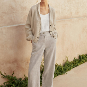 <span class=keywords><strong>Cardigan</strong></span> <span class=keywords><strong>con</strong></span> <span class=keywords><strong>collo</strong></span> <span class=keywords><strong>a</strong></span> <span class=keywords><strong>scialle</strong></span> in Cashmere 100% di alta qualità per donna maglione Outwear - Product Image 5