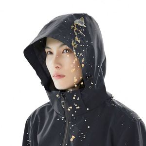 Monochrome Winter Windbreaker Hiking Clothing Customized Logo Men's Hooded Thick Safari <b>Jacket</b> Waterproof Stand Woven 100% - Product Image 1