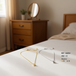 Collar con Colgante de Escorpio en Acero Inoxidable 46054 Tono Plata y Oro 12 Piezas Acero - Product Image 3