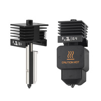 Upgrade BARU untuk Bambu Lab H2D A1/A1 Mini High Hotend Kit Nozzle Baja Keras 0.4mm yang Dapat Dilepas, Tahan Suhu Tinggi