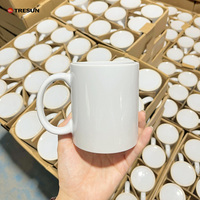 Taza de Cerámica Blanca de 11 oz para Sublimación con Logo Personalizado Impreso para Promoción
