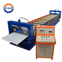 Machine économique pour tôles de toiture galvanisées, machine de formage de rouleaux de tôles métalliques, machine de fabrication de tuiles