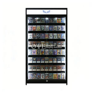 Vitrine de présentation personnalisée en métal pour cartes de collection, étui en acrylique pour cartes de jeu, présentoir de cartes de sport avec éclairage LED - Product Image 2