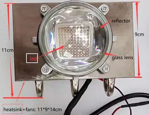 Fabrika fiyat 365nm uv led 100w 370nm 365nm yüksek güç uv led dolgu ışığı