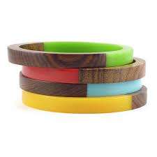 Brazalete y pulsera de madera de resina, fabricación india, alta calidad, precio barato, venta directa de fábrica - Product Image 4