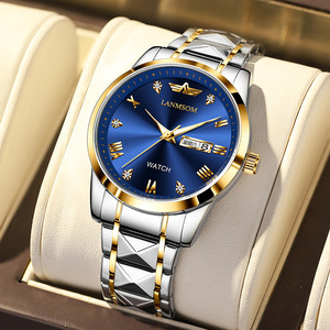 New men's watch - fully <b>automatic</b> non-mechanical men's <b>wristwatch</b> with water resistance and calendar function - Product Image 4