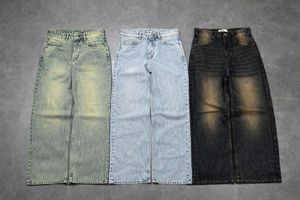 Jean en denim ample et décontracté pour homme, coupe large, en coton extensible, style décontracté, idéal pour le quotidien, en vente – Meilleures ventes Stockify - Product Image 2
