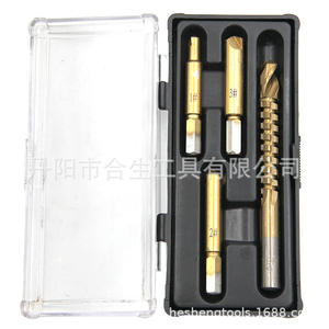 Extracteur de vis en spirale Mr Drill, lot de 4 pièces, métrique, pour vis endommagées, en acier rapide, sablé, kit d'outils - Product Image 4